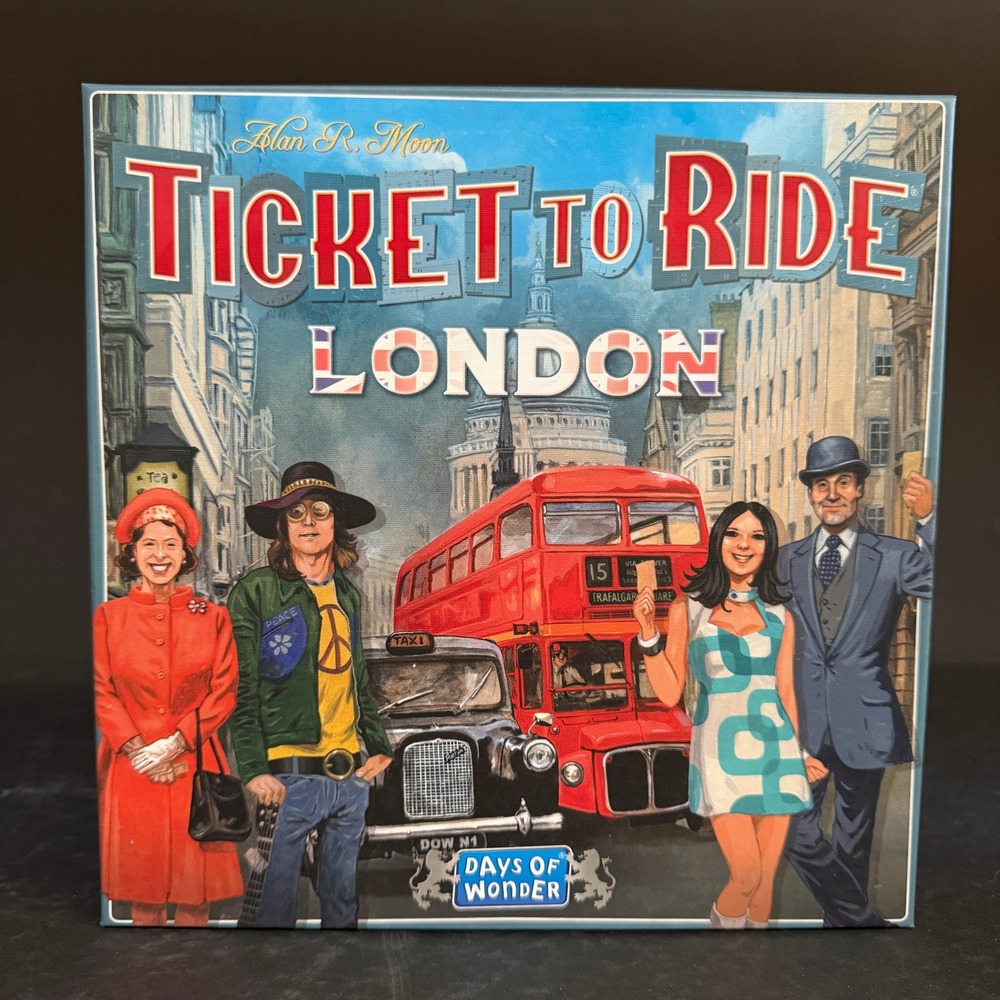 Days of Wonder Ticket to Ride London Board Game 1970s Strategy Bus Edition 4133